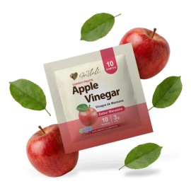 Gomitas De Vinagre De Manzana Ga Tlali 500mg Por Porción Con Inulina De Agave Suplemento En Gomita Sabor Manzana 10 Unidades Sin Gluten Ni Lactosa, Co