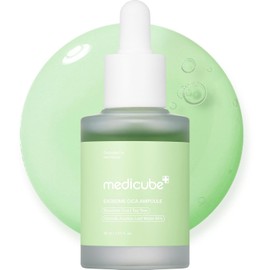 MEDICUBE Exosome Cica Ampoule serum calmante para rostro con Centella Asiática, Niacinamida y Tea Tree, ideal piel sensible o con tendencia a acné, control de sebo y poros, 30 ml