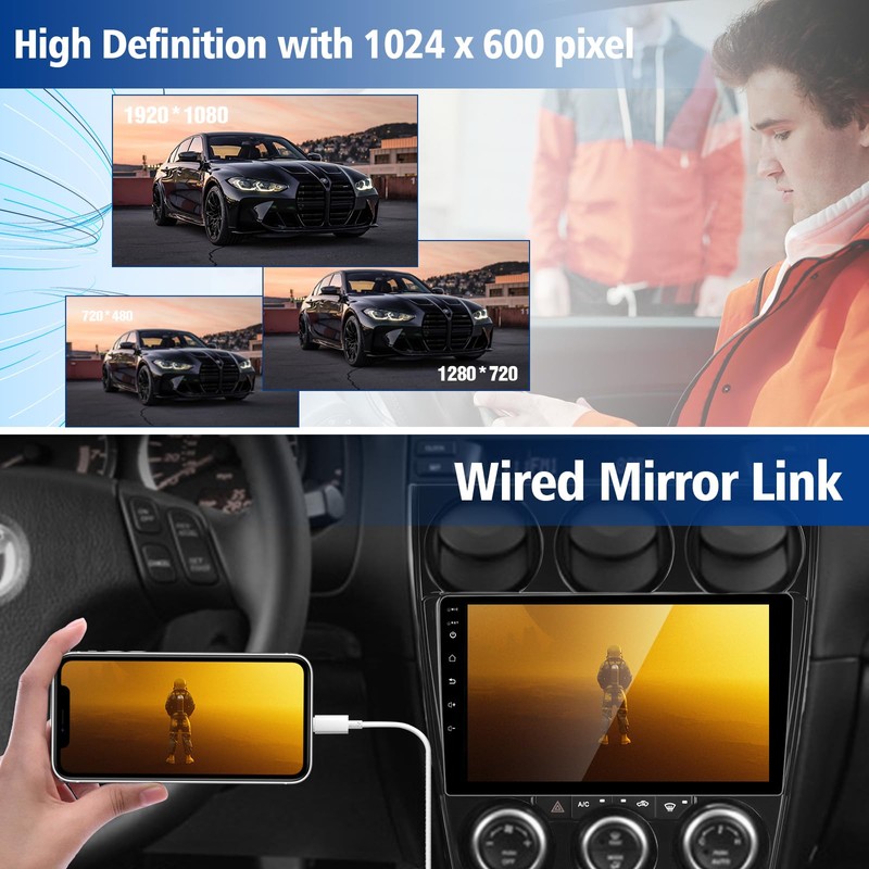 LEXXSON Car Radio for Mazda 6 Atenza 2002-2008, Car Stereo