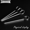 4.75" Flat Stainless Skewers,Mini Short Barbecue Needle Barbecue Skewers,Baking Rods,Corn