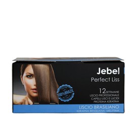 JEBEL Perfect Liss – Brasilianisches Glättungsset – 12 Wochen glatt – Pflege-Set – Intensive und schützende Behandlung und Reparatur mit Keratin – ohne Formaldehyd