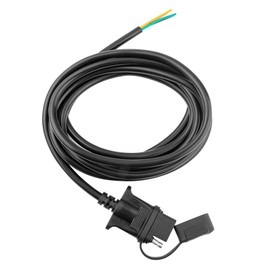 Oyviny Vehicle Side 4-Pin Flat Trailer Wiring Harness 9.5Ft, Heavy Duty 18AWG Pure Copper 4 Way Trailer Wire with PVC Jacket Protected