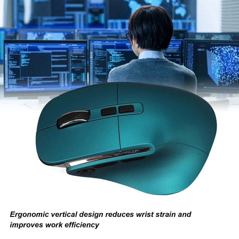 Vertical Ergonomic Mouse 2.4G Multi Function Button Rechargeable Wireless Mouse