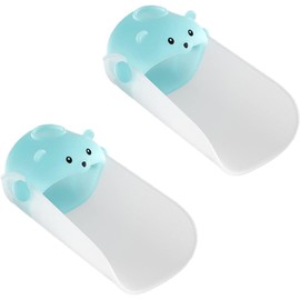 QOOWFEANIG 2 Pcs Faucet Extender for Kids and Toddlers, Sink Extender for Kids Hand Washing, Baby Sink Extender Faucet Cover Suitable Bathroom, Kitchen, Bathtub Sink, Fits Most Faucets