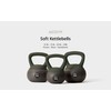 WeGym Soft Kettlebells with Cushioned Impact-Resistant Base and Anti-Slip, Wide-Grip