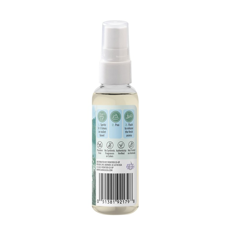 Aura Cacia Fresh Toilet Spray 2 Fl. oz. - Light