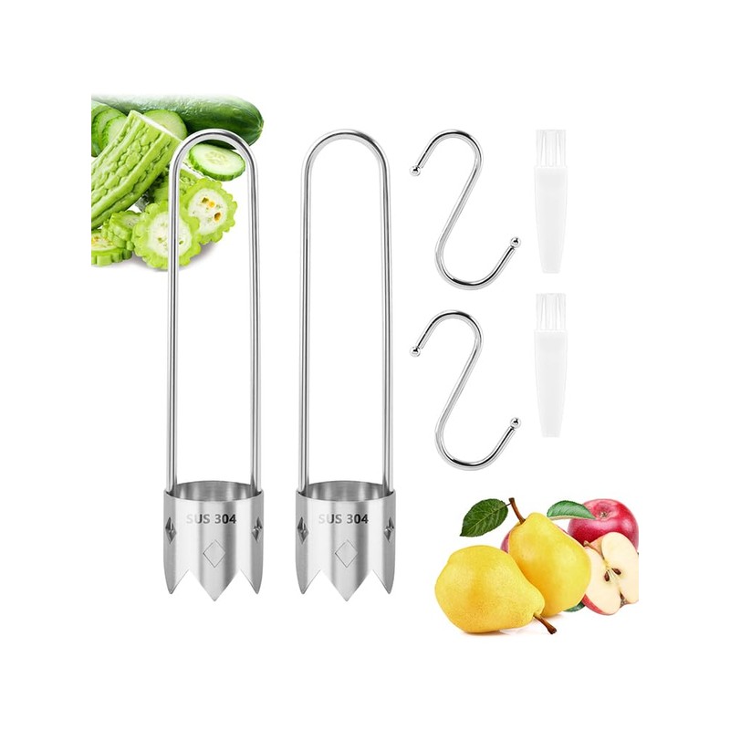 Removal Tool for Fruit Core, Home Fruit Corer Set, With