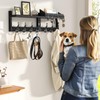 Evermagin 29" Coat Rack Wall Mount with Shelf, 4 in