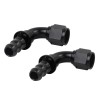 Lencool Racing Push Lock Hose Fitting End 4AN 90 Degree