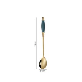 Coffee Spoon Sets for Mixing,Iced Tea Spoons, Cocktail Stirring, Tea, Coffee, Milkshake, Cold Drink