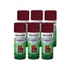 Rust-Oleum 358831-6PK Outdoor Fabric Spray Paint, 12 oz, Dark Red,