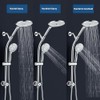 7.5" Rotatable Dual Shower Head with Handheld Combo, Kids Friendly
