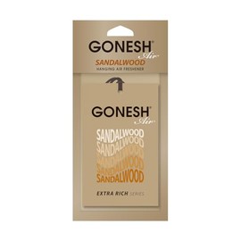 GONESH 1257-33 Sandalwood Hanging Air Freshener