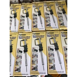 Lyman 7832218 0"-6" Caliper Large LCD Display Smooth Movement Stainless Steel
