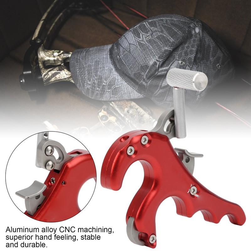 Metal Release Aids Four Fingers Grip Thumb Caliper Trigger Compound