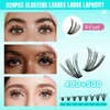 Lash Clusters 320pcs Multipack, 40D/50D Mixed Tray DIY Eyelash Extension