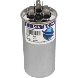 ClimaTek Round Capacitor - fits Lennox # 100335-02 10033502 | 30/5 uf MFD 370/440 Volt VAC