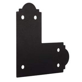 Simpson Strong-Tie Outdoor Accents APL6 Strap Tie (5" W x 11-1/4" W x 11-1/4" H) Powder Coated Black - Pack of 4
