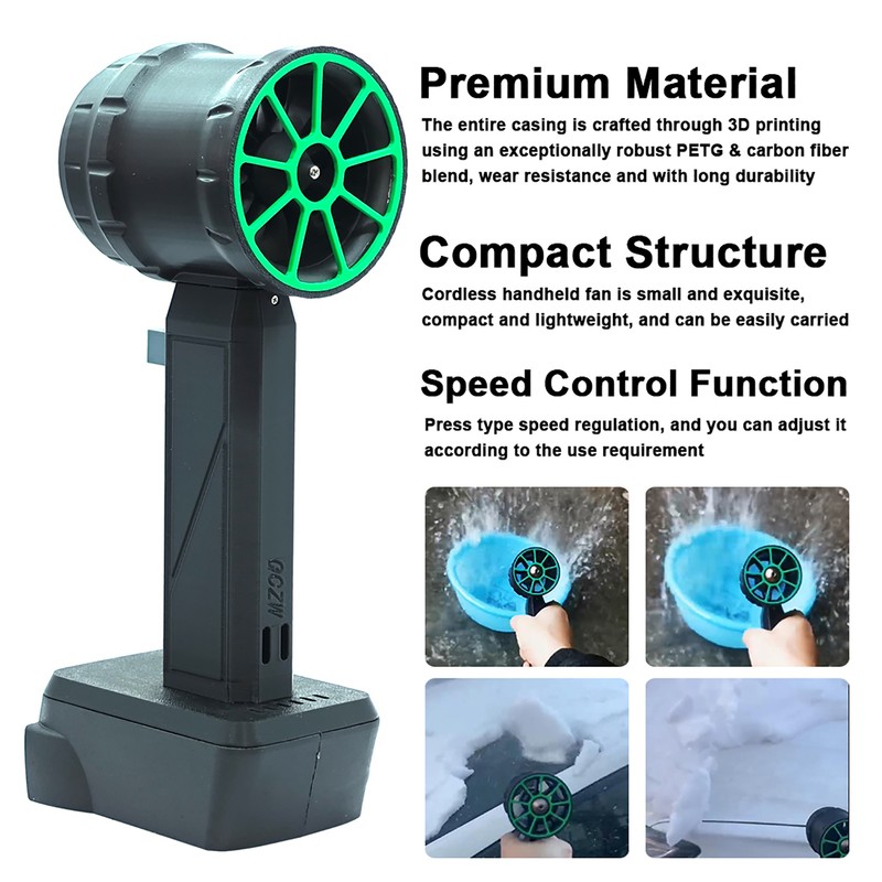 Handheld Ducted Turbofan 50mm Brushless Motor Jet Fan 800-1000g Thrust