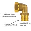 APLWY Water Line Adapter 1/2 IPS Female to 1/2 IPS