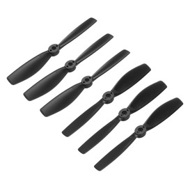 sourcing map 6Pcs RC Propellers 5x4.5 Inch CW CCW 2-Vane Main Rotors for RC Aircraft Quadcopter Prop Replacement, Black