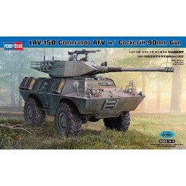 Hobby Boss LAV-150 Commando AFV with Cockerill 90mm Gun Vehicle Model Building Kit