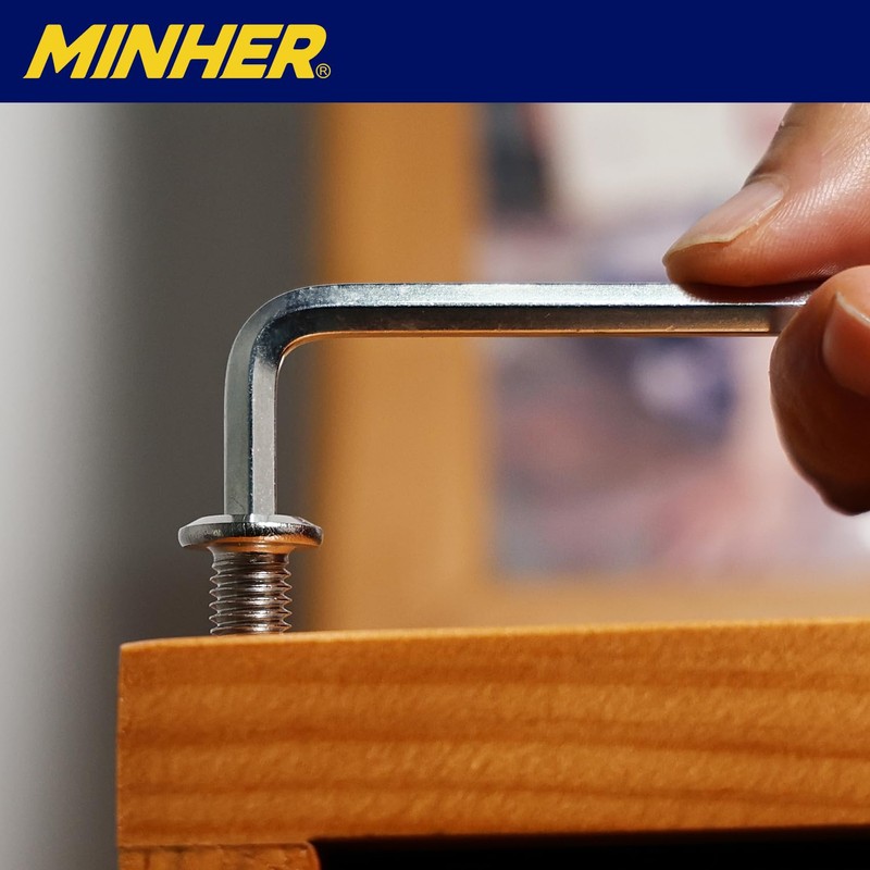 MINHER 10 sets M5 x 45 mm screws, flat head