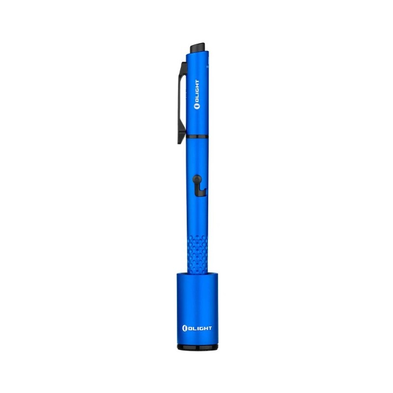 Olight Open Glow Blue Rechargeable Penlight, LED/Green Laser, 120 Lu,