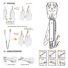 RADOLEO® Barbecue Multi Tool | Barbecue Cutlery | 6 Barbecue