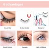 8 Pairs Magnetism Lashes Eyeliner Set Realistic Strong Hold Reusable