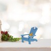 LUOZZY Miniature Beach Chair Figurines Nautical Beach Chair with Starfish