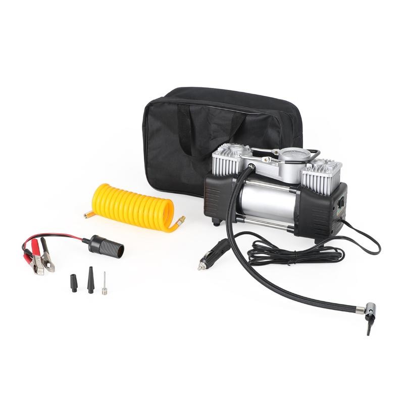 Heavy Duty Electric Air Tire Pump 12V Inflator Auto Car