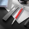 Welders Pencil, Mechanical Metal Marker Silver Pen with Built-in Sharpener