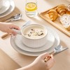 MALACASA French Onion Soup Bowls with Handles - 20 oz