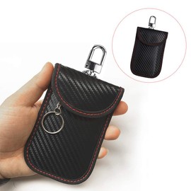 YIXISI 2pcs Car Key Pocket, RFID Remote Key Shielding Key Pocket, Prevents Reading of GSM/LTE/RFID
