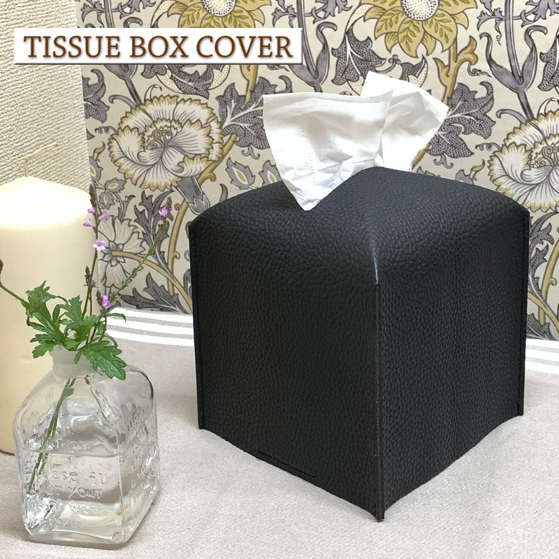 TOMOTHY Tissue Case, Stylish, Compact, Half Size, Tissue Cover, For
