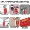 Mr.Gadget's Solutions 14-in-1 Multifunctional Faucet Sink Wrench Tool - Plumbing
