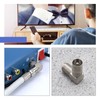 eMagTech 10Pcs TV Aerial Coaxial Female to Male Right Angle