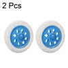 uxcell Shopping Cart Wheel Replacement 6.5 Inch Dia Rubber Foaming