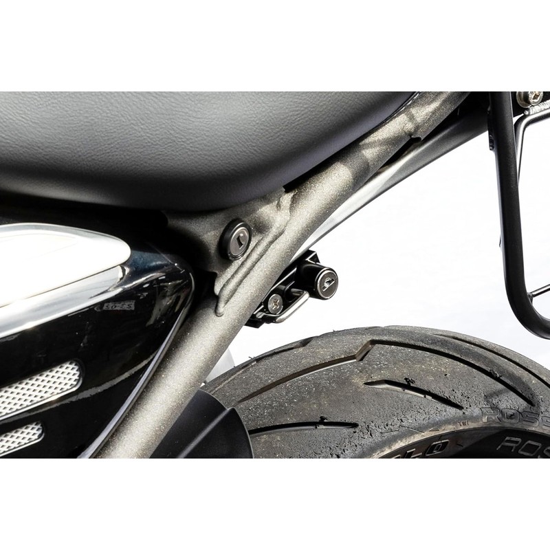 Kijima HTR-05012 Motorcycle Helmet Lock, Steel, Black, Triumph Speed 400/Scrambler