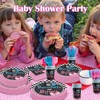 350 PCS Burnouts or Bows Gender Reveal Decorations for 50