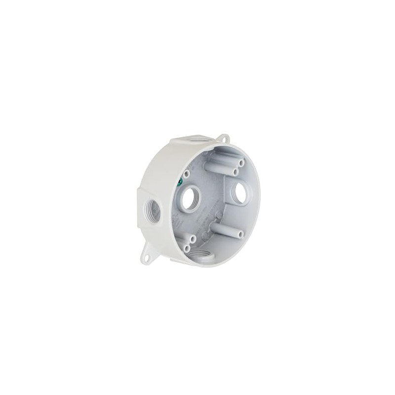 Bell Raco 5361-1 Single Ended Splice Box, 16.1 cu-in, 4