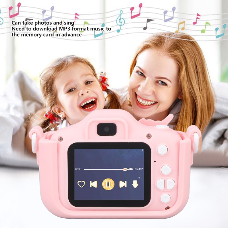 Kids Camera Cute Dual Lens Auto Focus Photography Video Recording