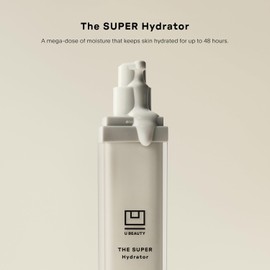 U Beauty The SUPER Hydrator - Mega-Dose Skin Hydrator and Hyaluronic Acid Moisturizing Cream with Peptides and Grapeseed Oil for Supple, Smooth, and Softer-Looking Skin For Up To 48 Hours - 0.5 fl oz