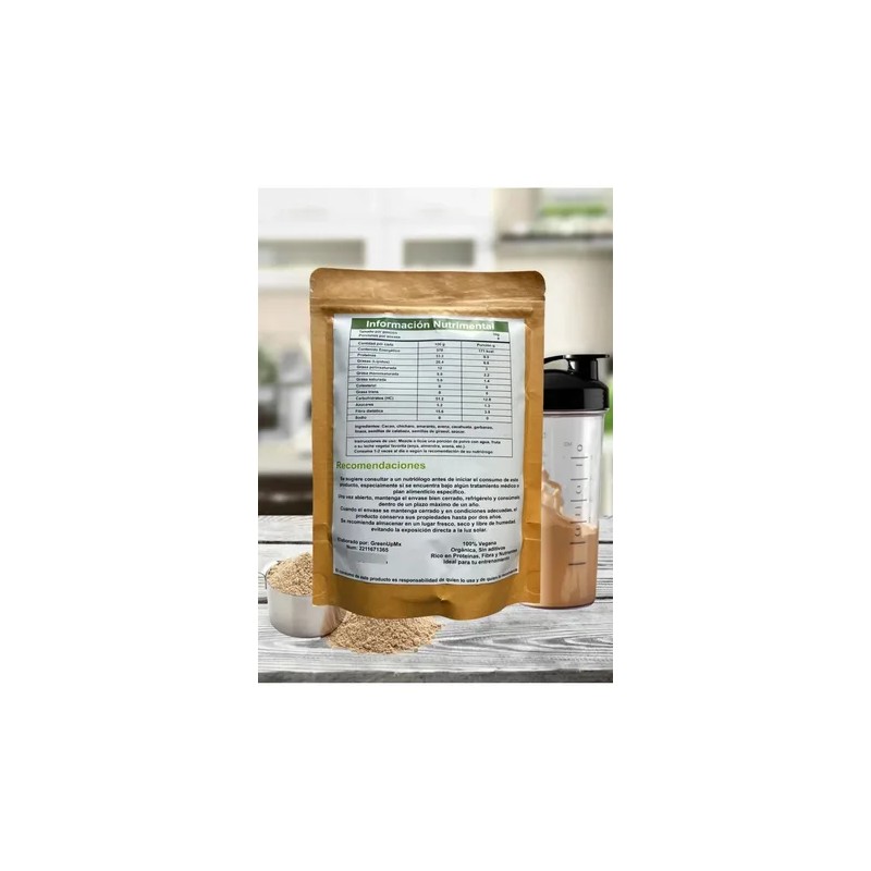 Proteína Vegana 250g Premium Sin Lácteos Alta En Proteína