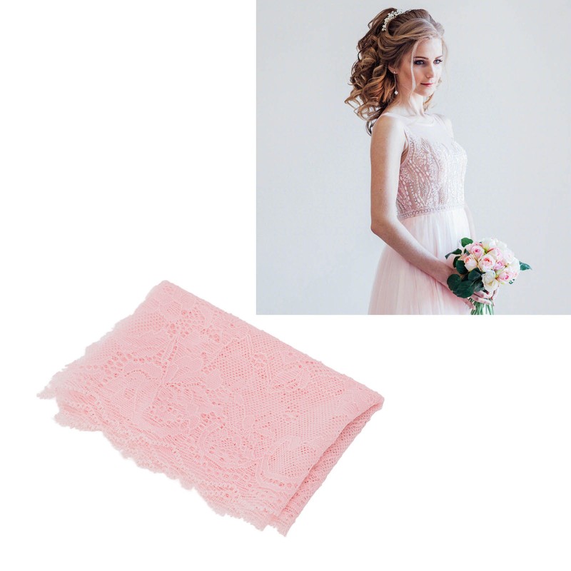 Lace Ribbon 17cm Wide Soft Nylon High Elasticity Non Irritating