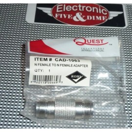 CAD-1063  QUEST  N FEMALE TO N FEMALE ADAPTER