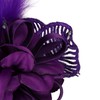 Song Qing Women's Fascinator Feather Flower Pin Brooch Corsage Bridal