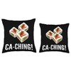 Ca-Ching Bau Cua Tom Cua Vietnamese Board Game Throw Pillow
