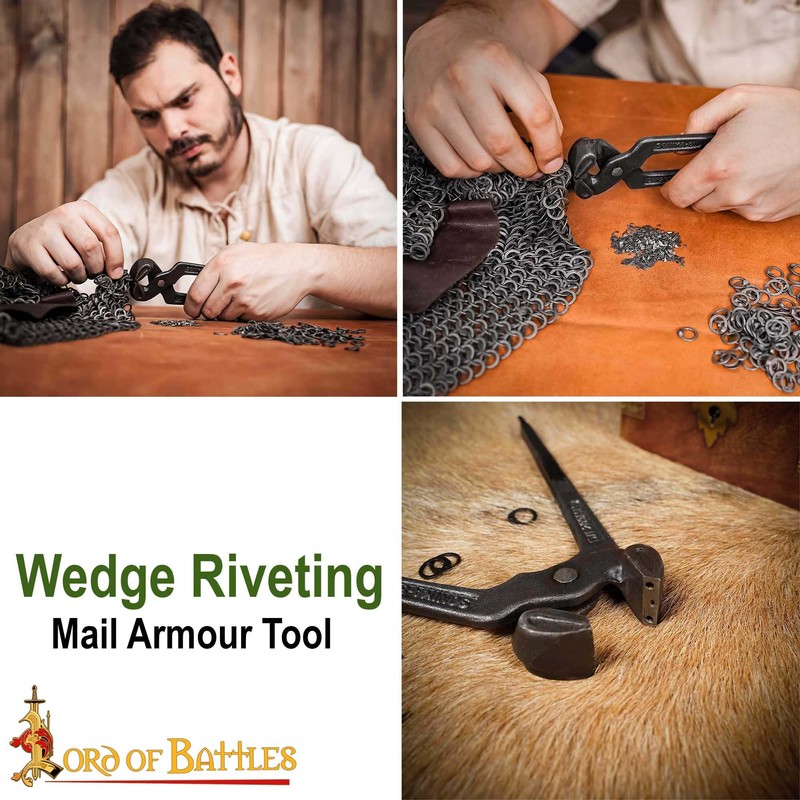 Lord of Battles Medieval Hand Forged Chainmail Armor Iron Tool